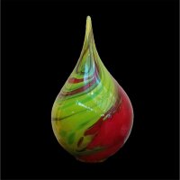 Gartenzwiebel Rot-Gr&uuml;n mit M10er Gewinde