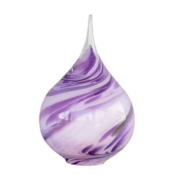Zwiebel aus Glas Lavendel