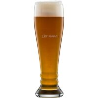 BAVARIA Weissbierglas mit Handgravur