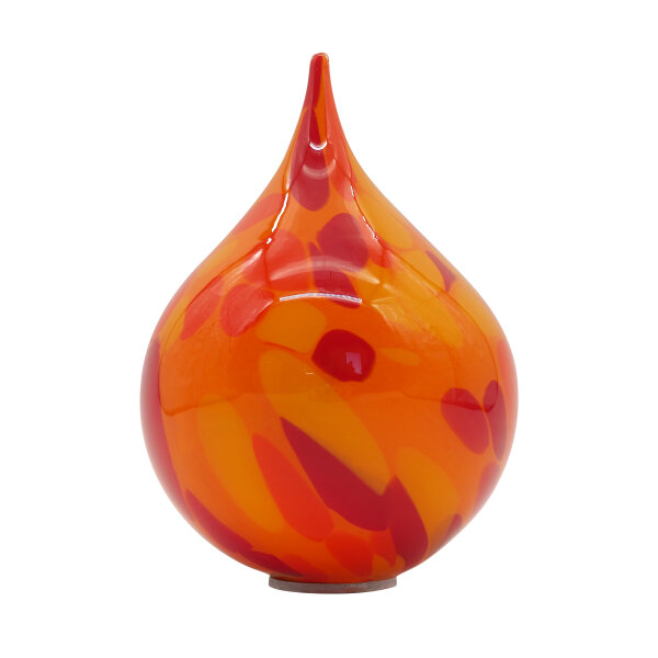 Kleine Glaszwiebel Gelb-Orange-Rot