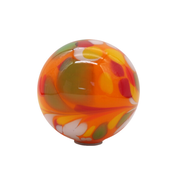 Gartenkugel Gr&uuml;n-Gelb-Orange 15 cm