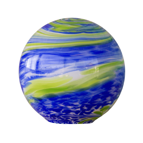 Kugel aus Glas Blau-Gr&uuml;n