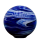 Kugel aus Glas Blau-Wei&szlig;