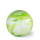 Kugel aus Glas Gr&uuml;n-Wei&szlig;