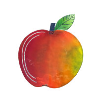 Apfel in Rot