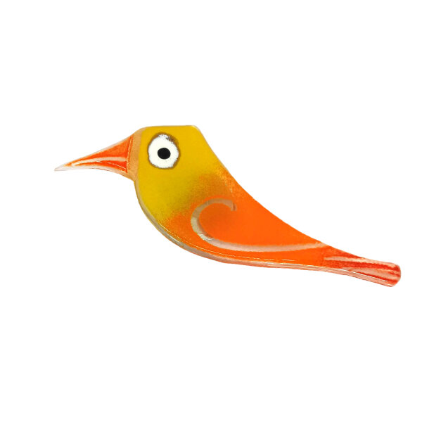 V&ouml;gelchen Rot-Orange-Gelb ca. 15 cm
